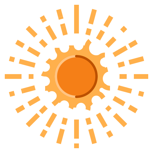 Światło słoneczne PMICON Flat ikona