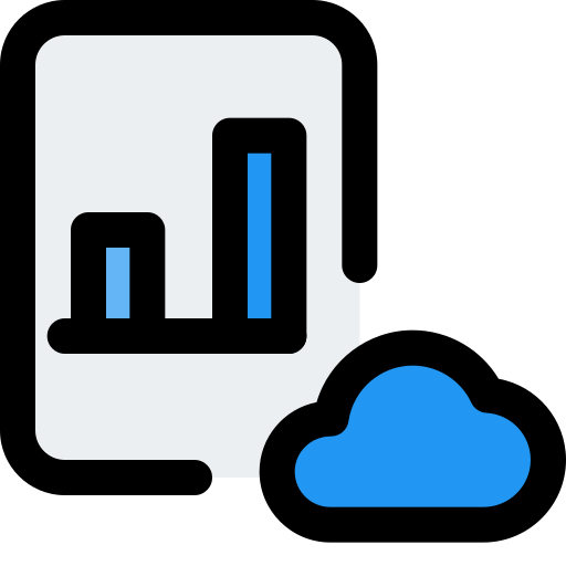Cloud computing Pixel Perfect Lineal Color icon