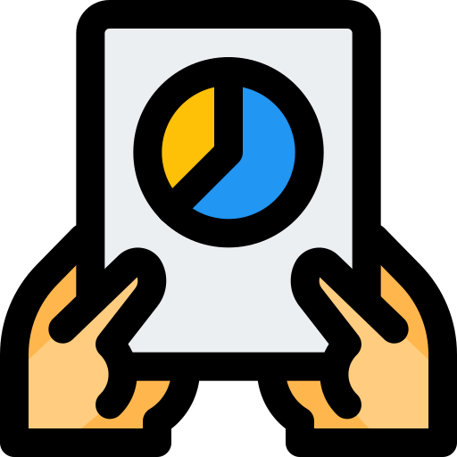 Report Pixel Perfect Lineal Color icon