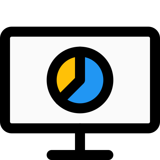 komputer Pixel Perfect Lineal Color ikona