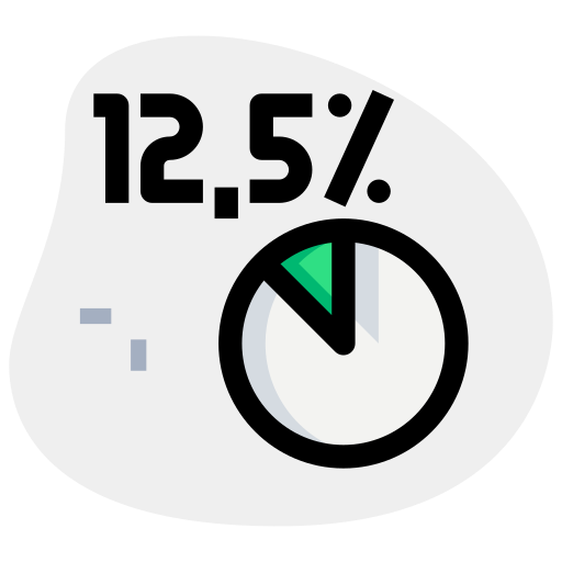 porcentaje Generic Rounded Shapes icono