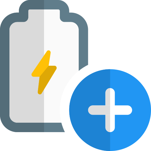 Charging Pixel Perfect Flat icon