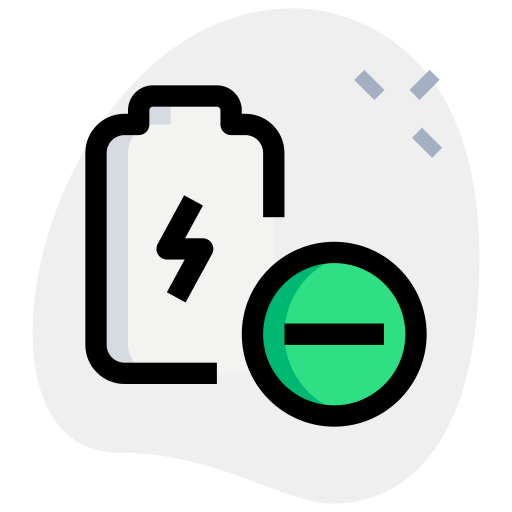 Low battery Generic Rounded Shapes icon