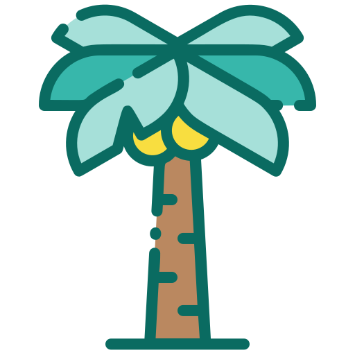 kokosnussbaum Generic Outline Color icon