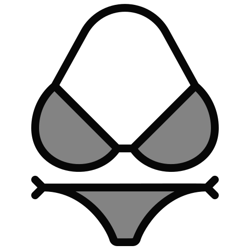 bikini Generic Grey icono