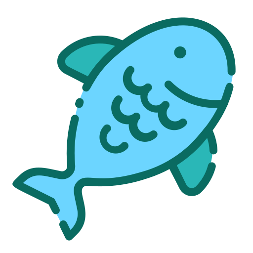 Рыба Generic Outline Color иконка
