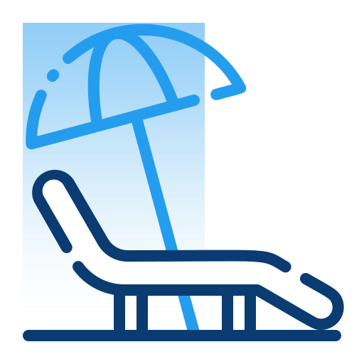 Beach chair Generic Fill & Lineal icon