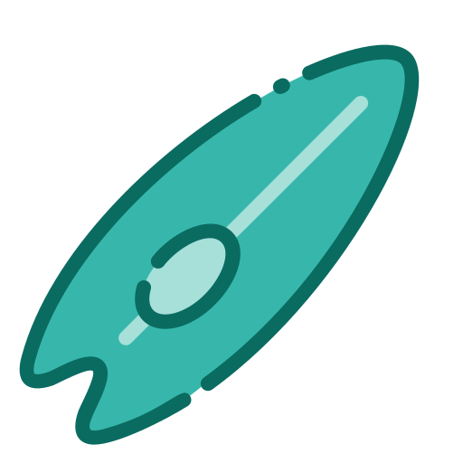 Surf Generic Outline Color icon