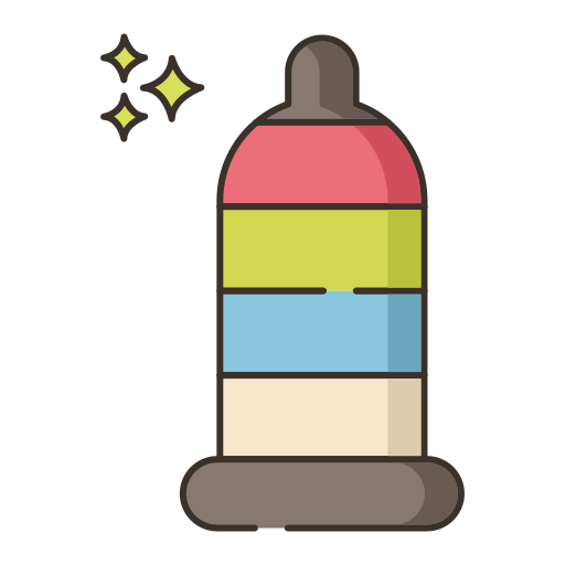 kondom Flaticons Lineal Color icon