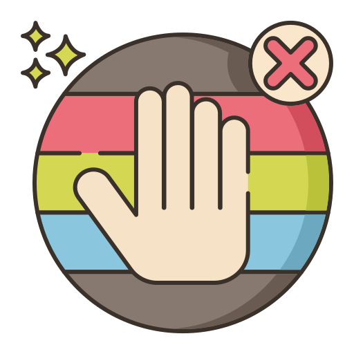 No homophobia Flaticons Lineal Color icon
