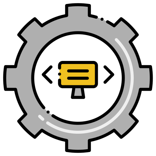 Gear Flaticons Lineal Color icon