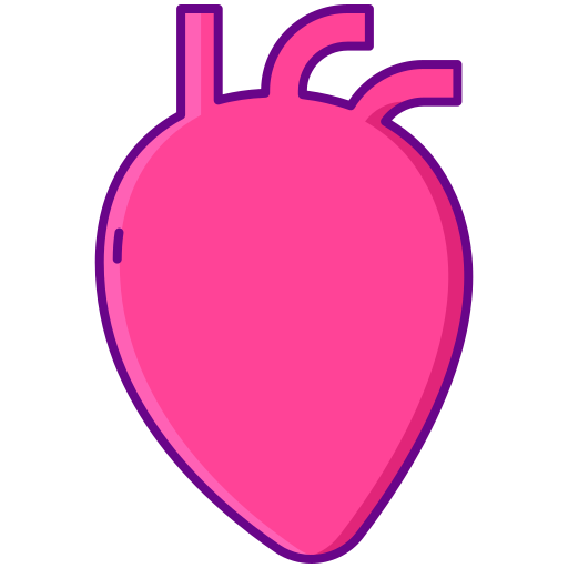 Сердце Flaticons Lineal Color иконка