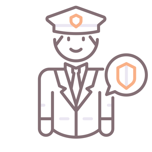 Guard Flaticons Lineal Color icon