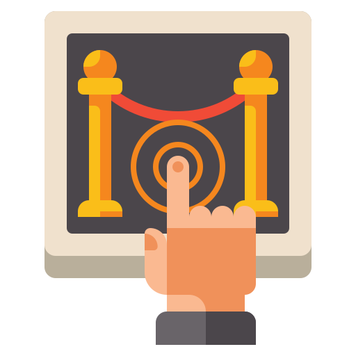 contenido interactivo Flaticons Flat icono