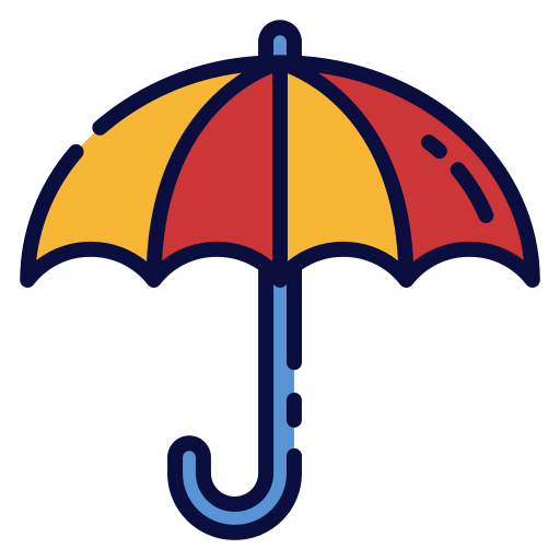 parasol Good Ware Lineal Color ikona