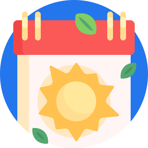 여름 Detailed Flat Circular Flat icon
