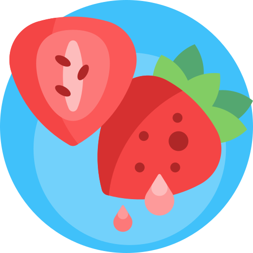 딸기 Detailed Flat Circular Flat icon