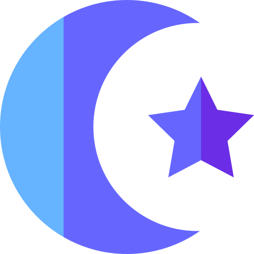 muzułmański Basic Straight Flat ikona