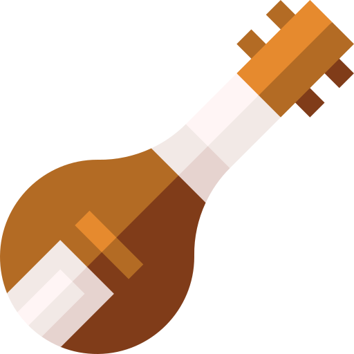 sitar Basic Straight Flat icon