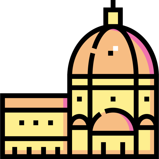 кафедральный собор Detailed Straight Lineal color иконка