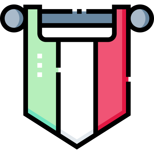 国旗 Detailed Straight Lineal color icon