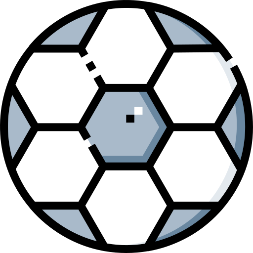 フットボール Detailed Straight Lineal color icon
