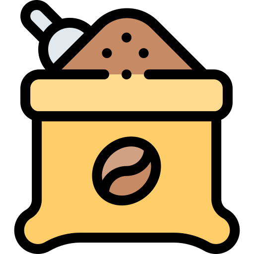 kaffeebohnen Detailed Rounded Lineal color icon