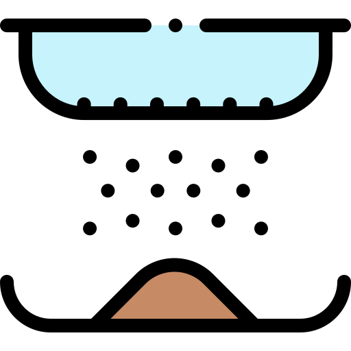 setacciato Detailed Rounded Lineal color icona