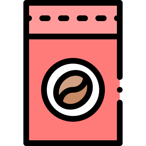 kaffeebohnen Detailed Rounded Lineal color icon