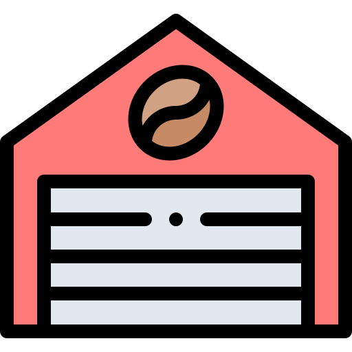 Coffee Detailed Rounded Lineal color icon