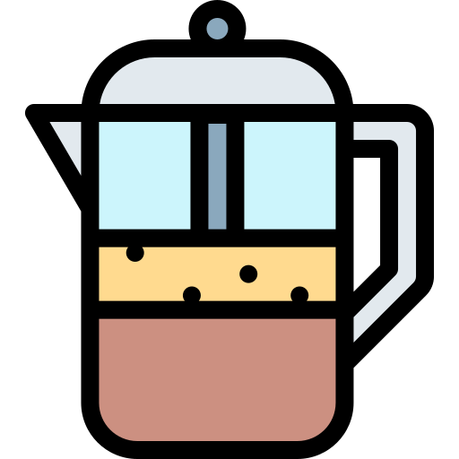 Coffee pot Detailed Rounded Lineal color icon