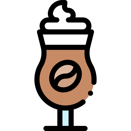Coffee cup Detailed Rounded Lineal color icon
