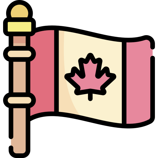 kanada Kawaii Lineal color icon