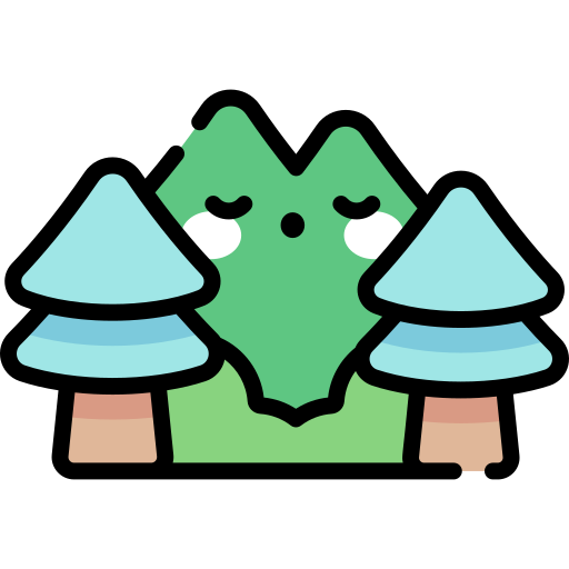 Forest Kawaii Lineal color icon