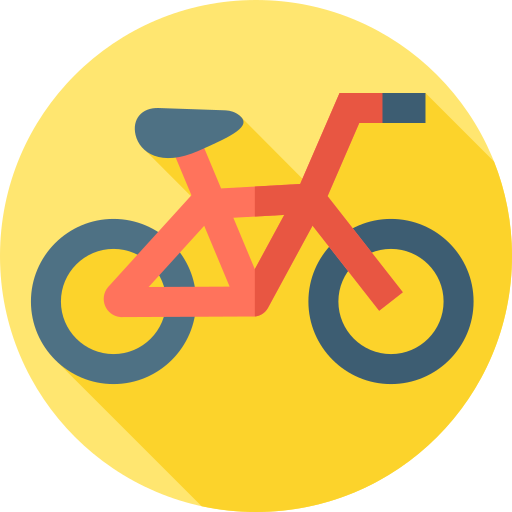 자전거 Flat Circular Flat icon