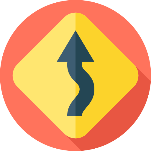 警告標識 Flat Circular Flat icon