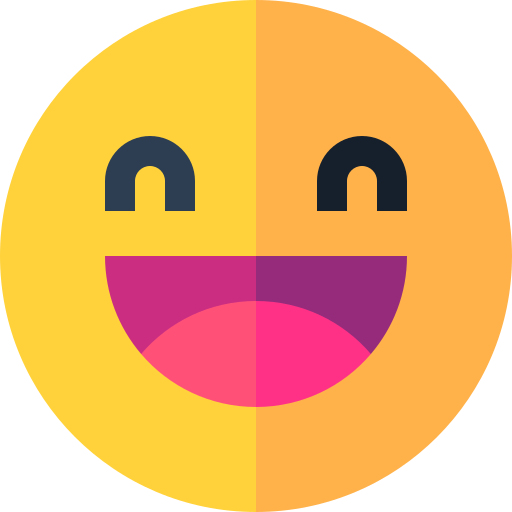 Smile Basic Straight Flat icon