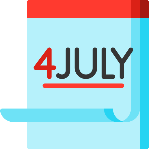4th of july Special Flat icon