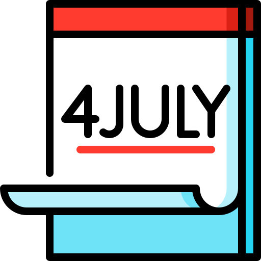 4 июля Special Lineal color иконка