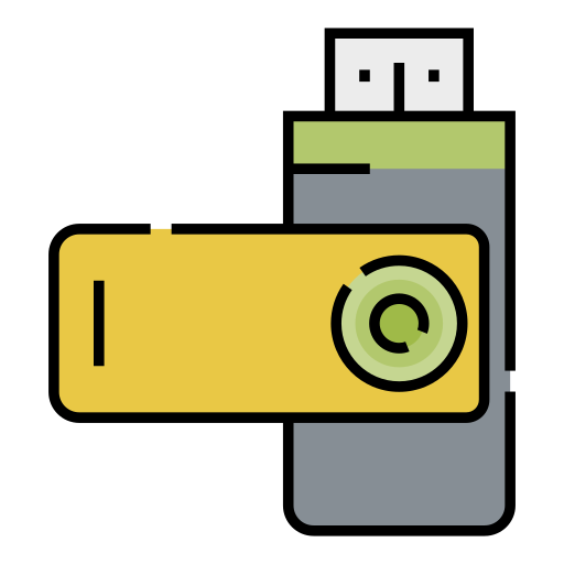 Flashdrive Generic Outline Color icon