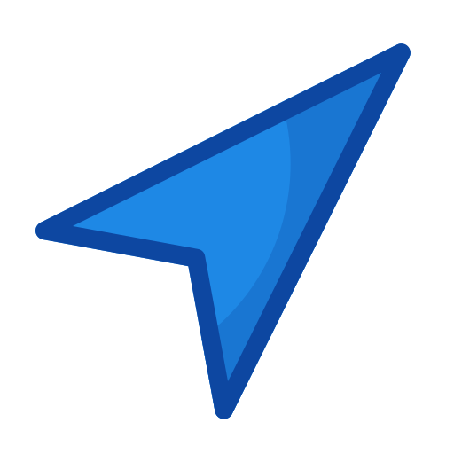 Navigation Generic Blue icon