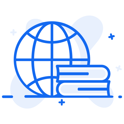 educación global Generic Blue icono
