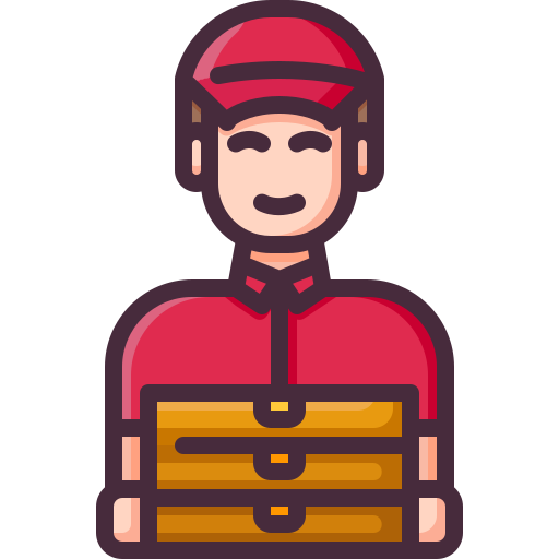 Delivery man Generic Outline Color icon