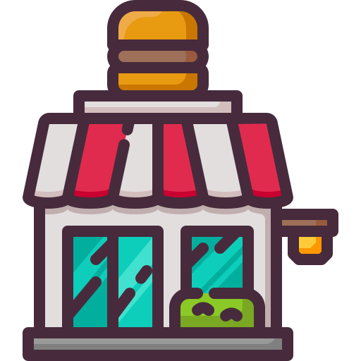 restaurant Generic Outline Color icon