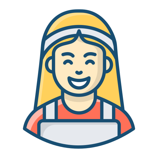 maid Generic Outline Color icon