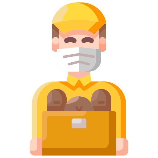 Delivery man Generic Flat icon