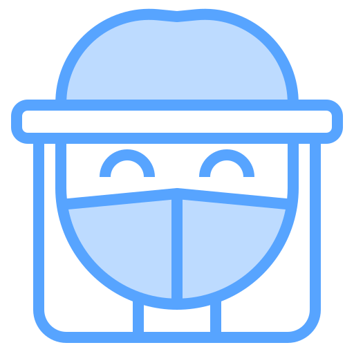 gezichtsbescherming Catkuro Blue icoon