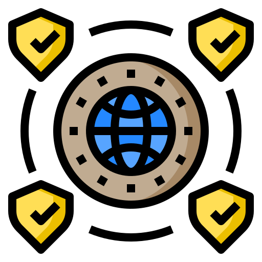 Global protection Catkuro Lineal Color icon