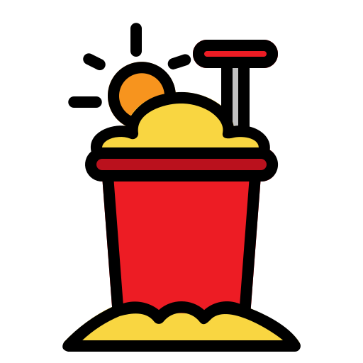 버킷 Generic Outline Color icon