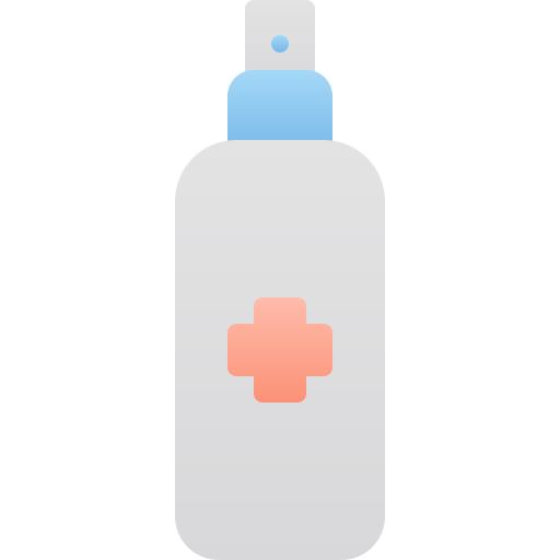 butelka z rozpylaczem Generic Flat Gradient ikona